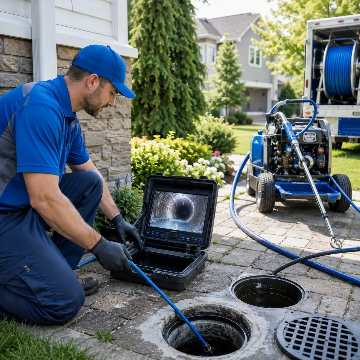 Outdoor drain cleaning professionals serving Garland, TX